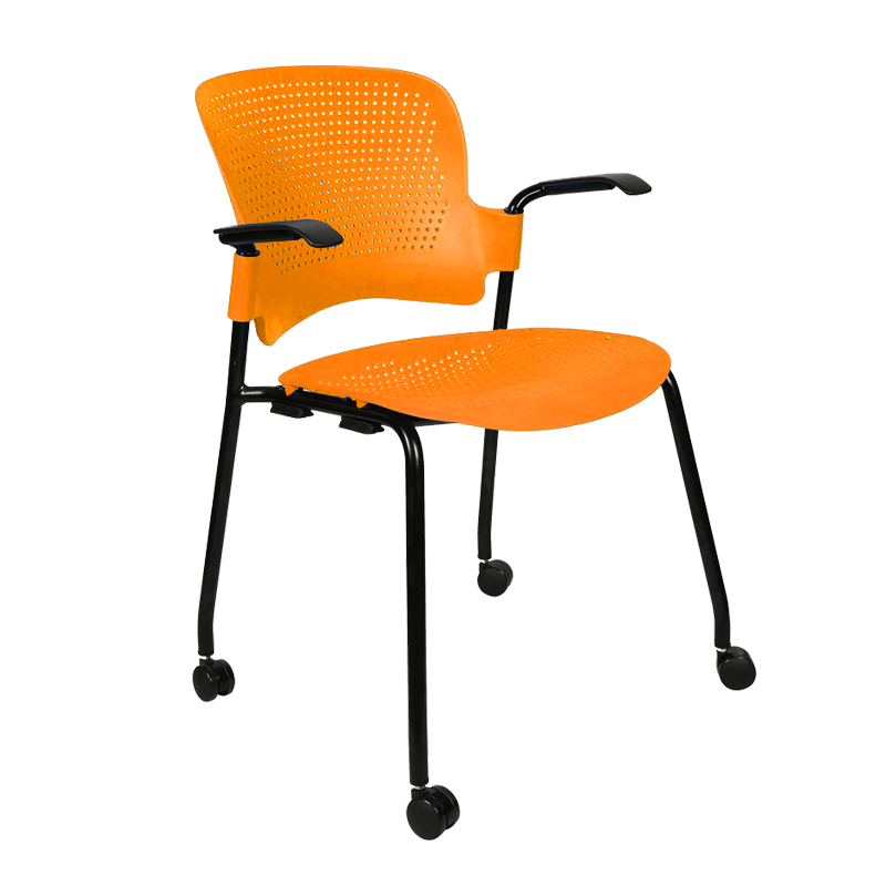 Office orange visitor Chair suppliers