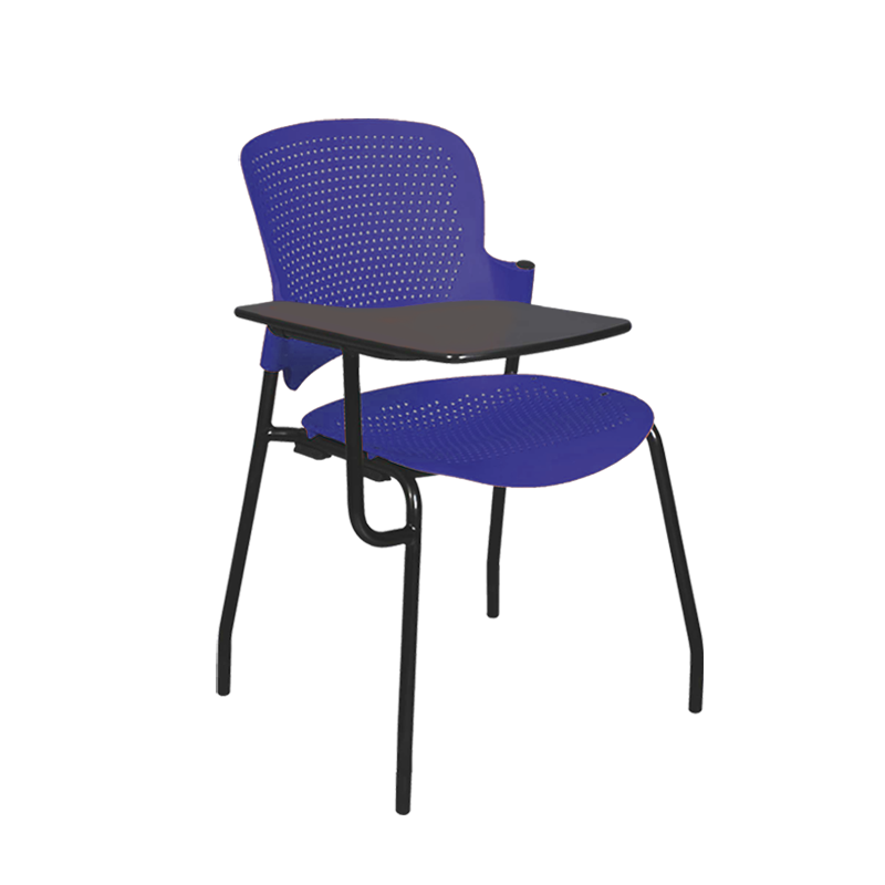 Classroom Purple Chairs with writing pad manufacturers