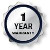 1 Years Warranty