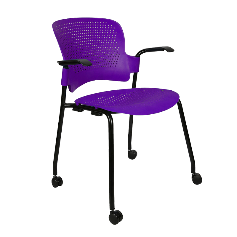 Office purple visitor Chair suppliers