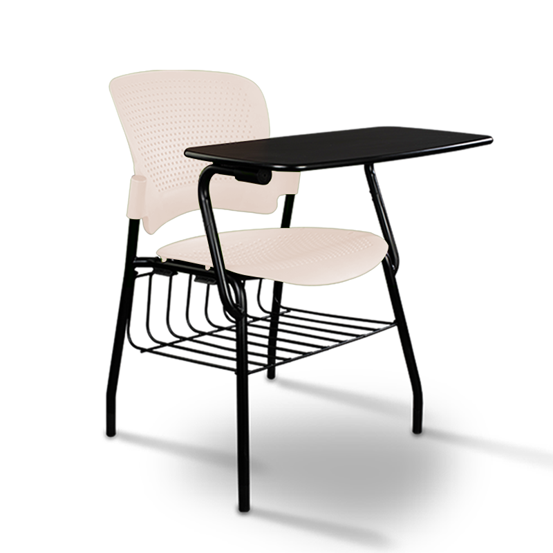 Student Training Beige Chairs with writing pad manufacturers