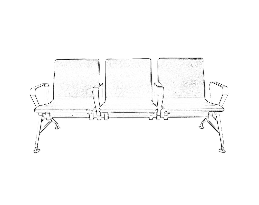 Waiting Chairs with Armrest India Gang Waiting Chairs with Armrest