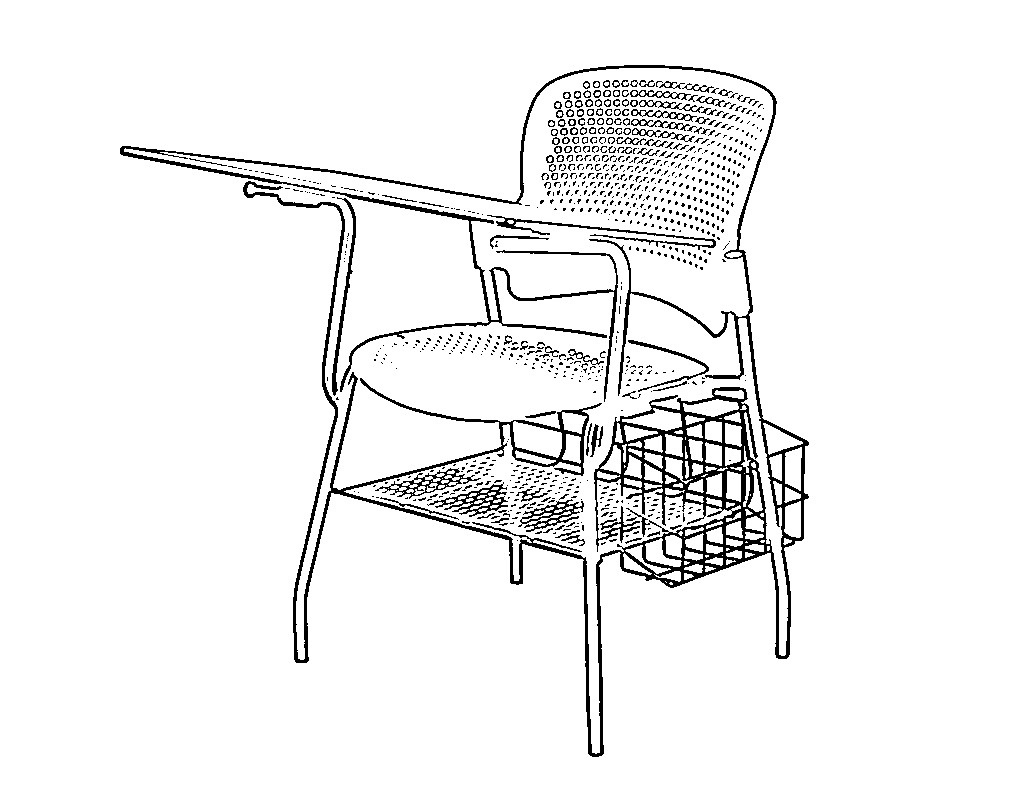 Neptune Office Chair Suppliers in India student writing pad chair manufacturer