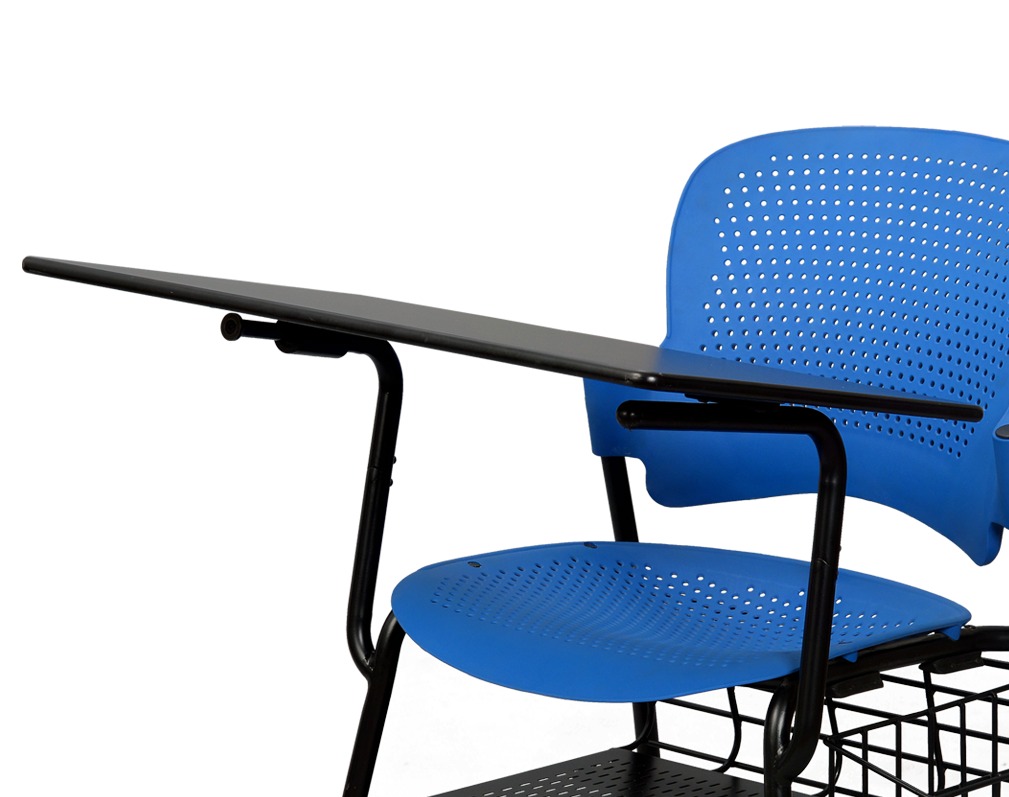 Casterwheel Furniture for India student writing pad chair manufacturer