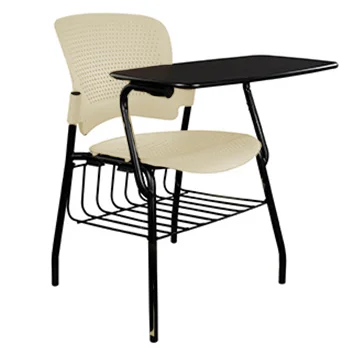 Student Training Ivory Chairs with writing pad manufacturers