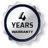 2 Years Warranty